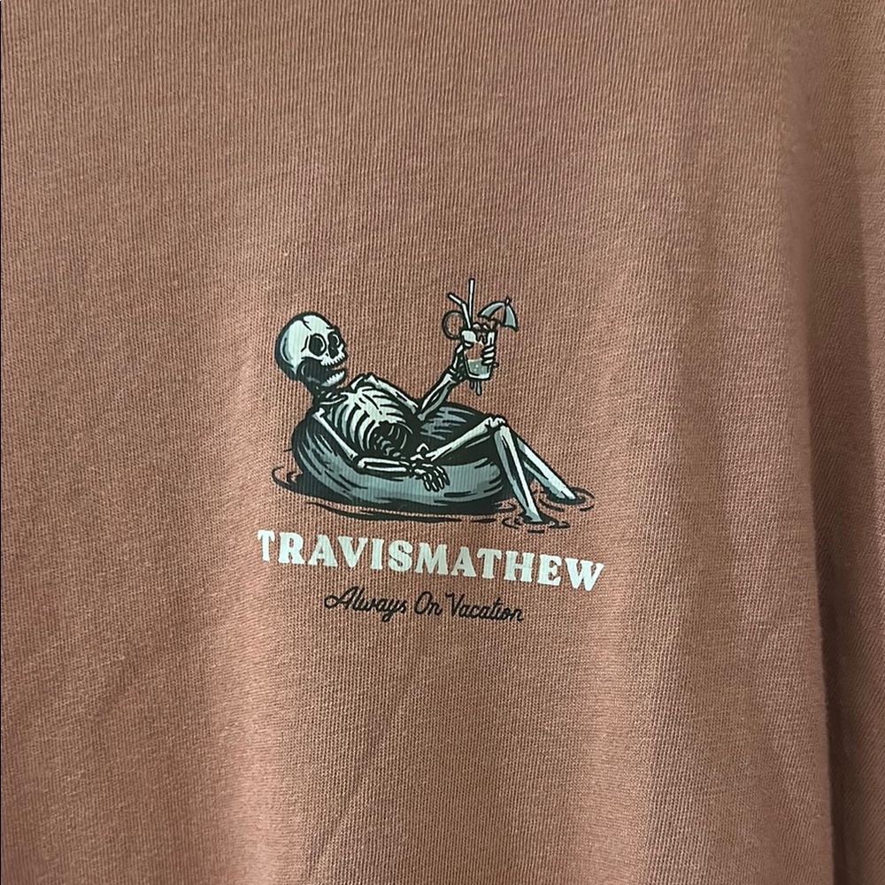 Travis Mathew Men's Brick Long Sleeve Tee - Picture 2 of 5